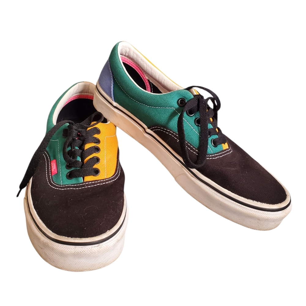 Vans Multicolor Canvas Sneakers- Womens Size 10.5 Mens Size 9
